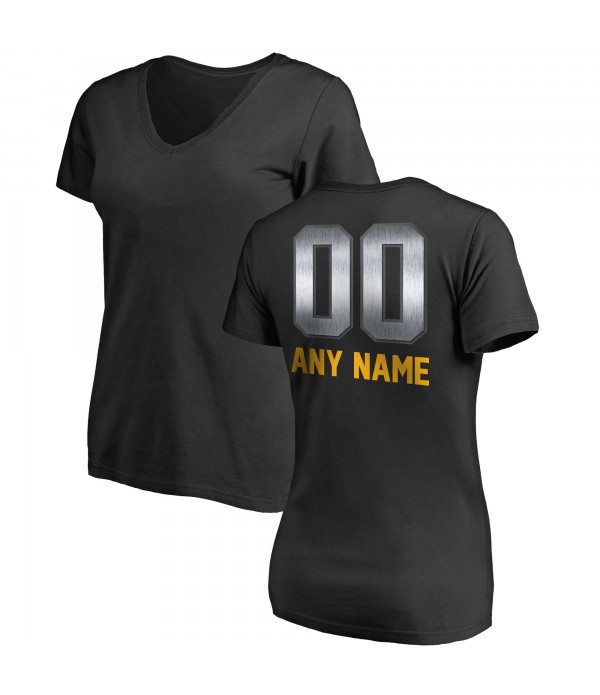 Women's Black Personalized Midnight Mascot T-Shirt