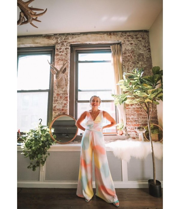 Delight of My Life Tie-Waist Jumpsuit
