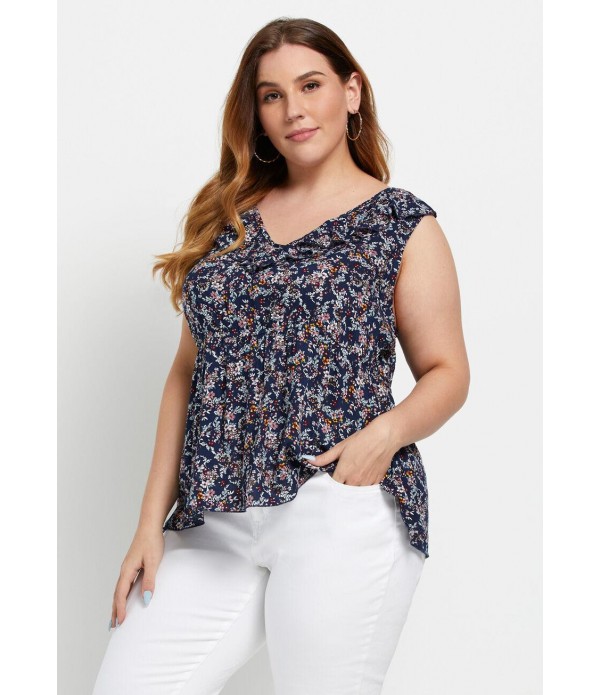 ModCloth x Tea With Lemon Peplum Tunic - Plus Size