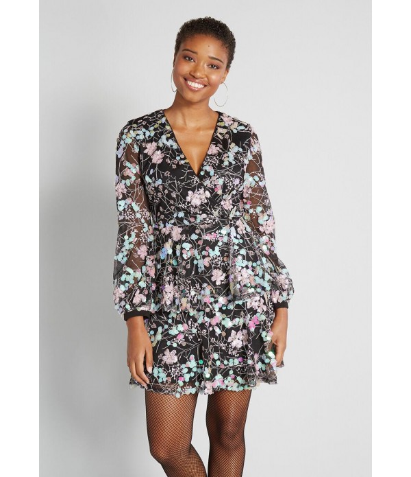 A Mermaid's Garden Mini Dress