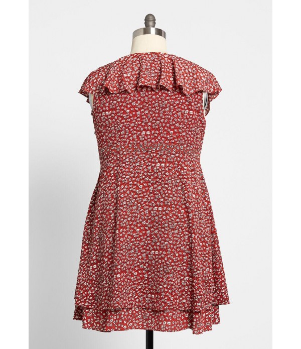Sprout About Faux-Wrap Dress - Plus Size