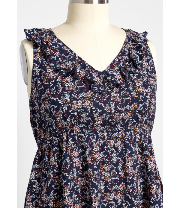 ModCloth x Tea With Lemon Peplum Tunic - Plus Size