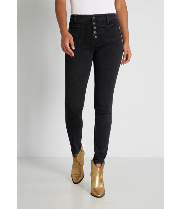 Haute Hero Skinny Jeans in Black