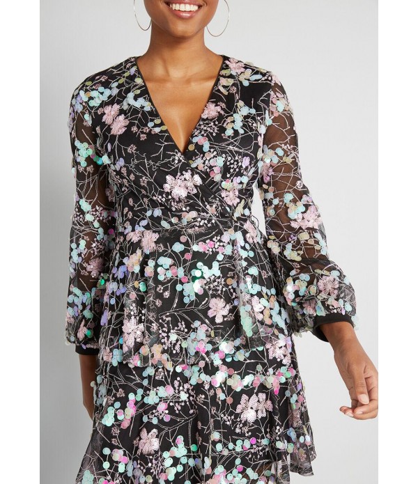 A Mermaid's Garden Mini Dress