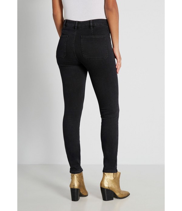 Haute Hero Skinny Jeans in Black